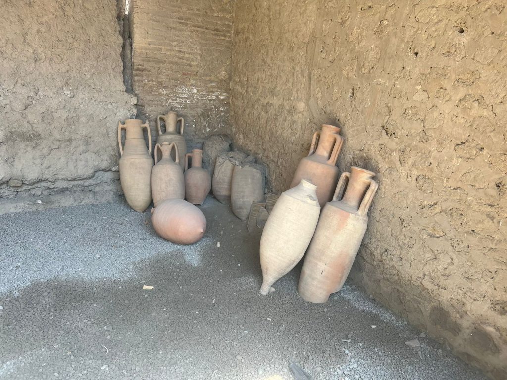 Wine storage vessels, Pompeii
