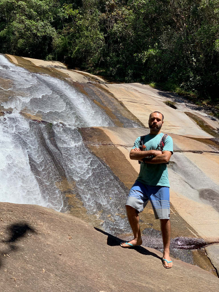 The falls at Cachoeira Santa Clara