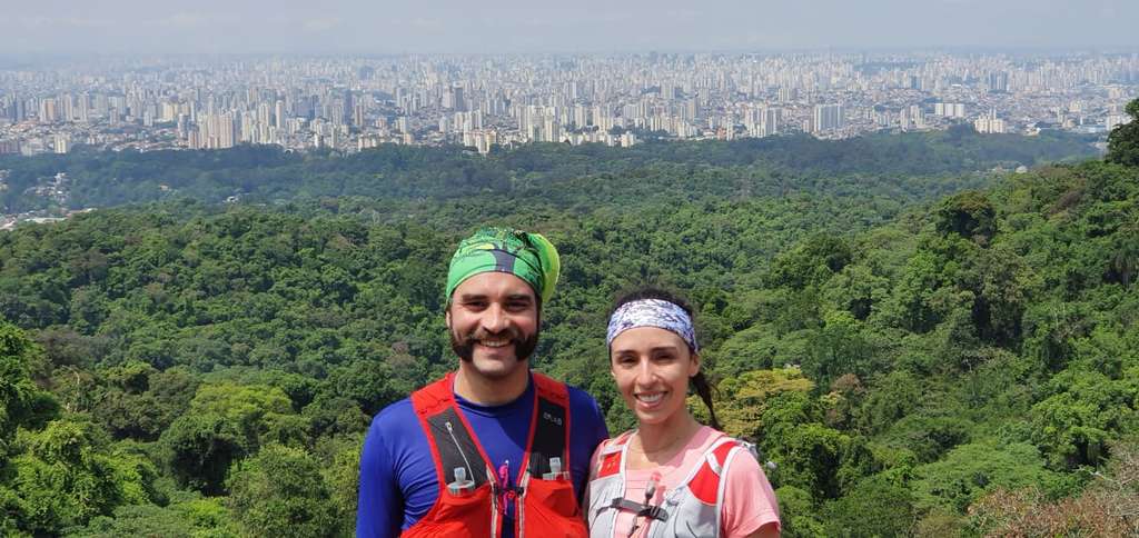 View over São Paulo from Pedra Grande, Cantareira State Park