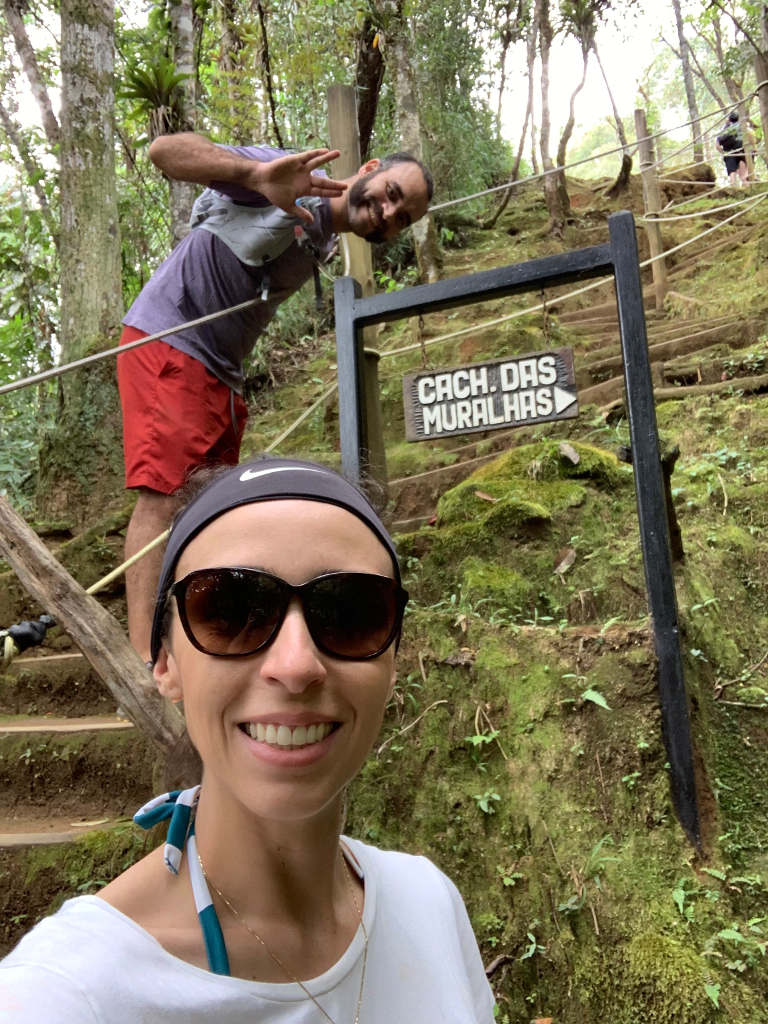 All the waterfalls in Vale Alcantilado are clearly signed