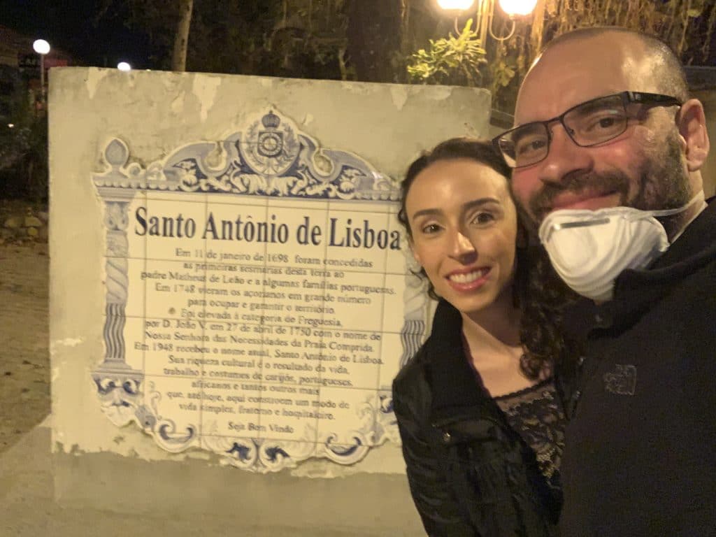 Entrance to Santo Antônio de Lisboa, Florianópolis