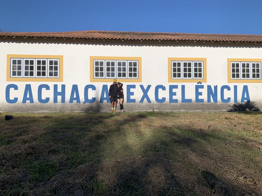 Entrance to the cachaçaria