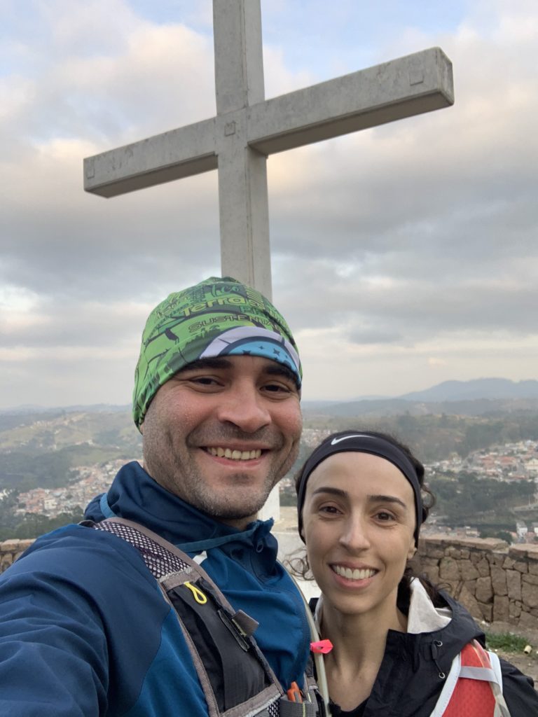 Cross at the summit of Morro do Capuava, Pirapora do Bom Jesus, Brazil