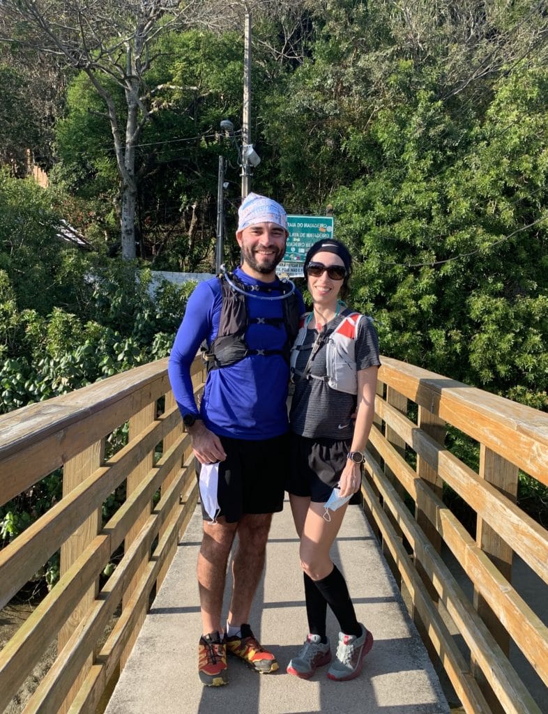 The bridge marking the trail’s starting point
