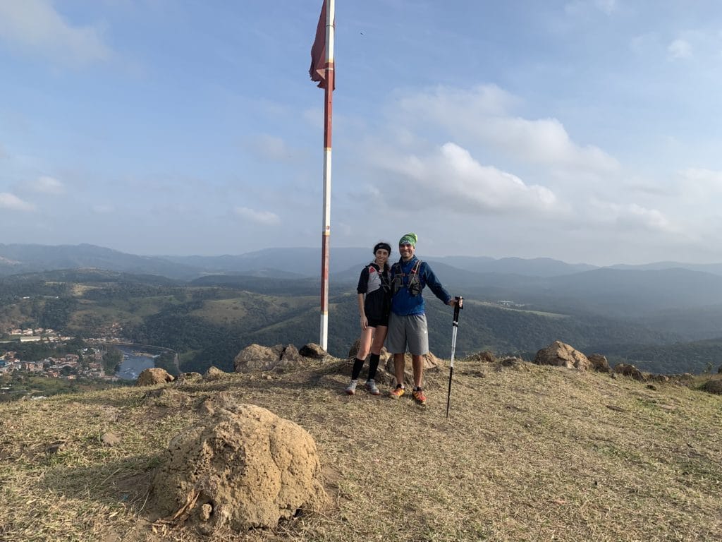 Flags used to gauge wind direction for paragliding