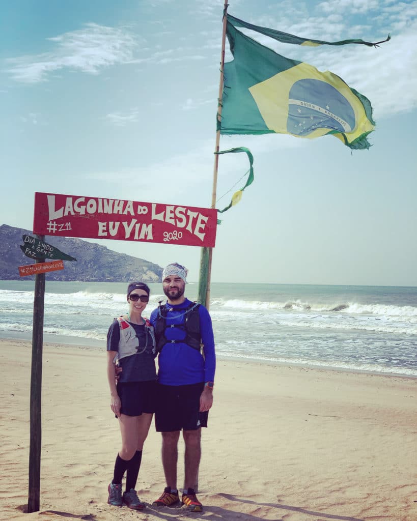 Signage at Lagoinha do Leste beach