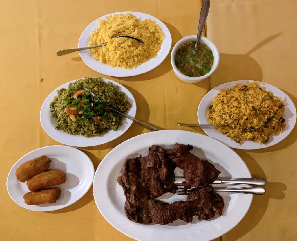 Carne de sol de carneiro at Cabana do Sol, São Luís, Brazil