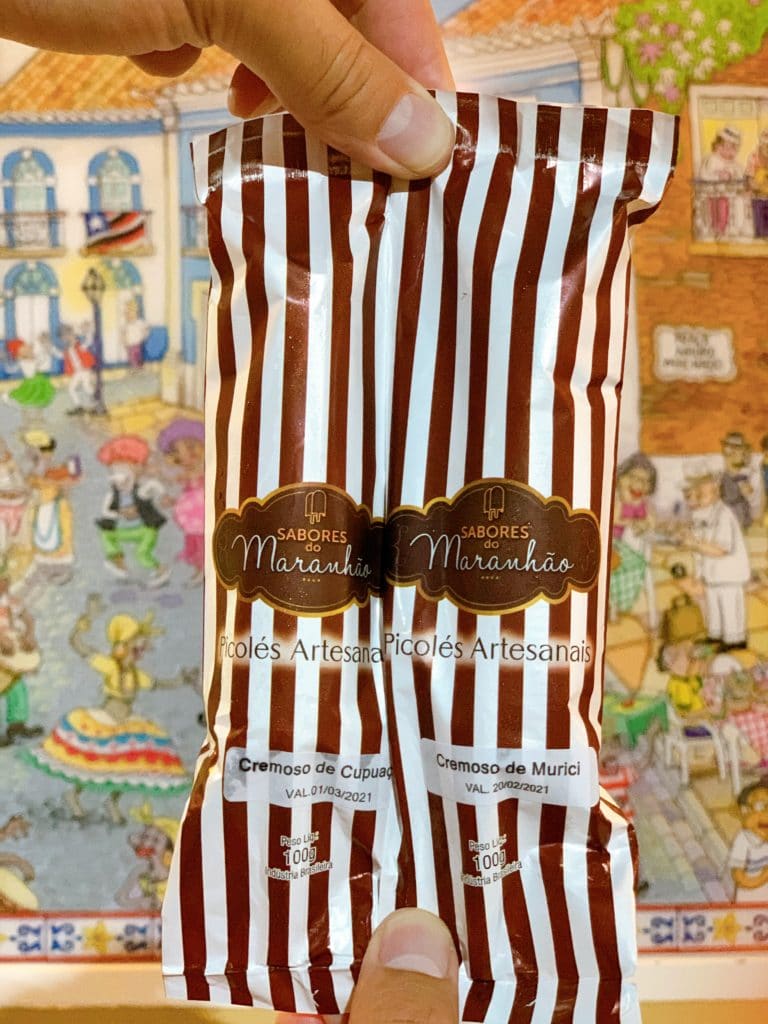 Murici and cupuaçu ice cream, a great São Luís food tip