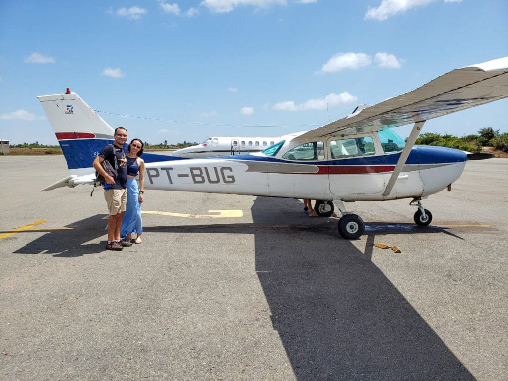 The plane we took in Barreirinhas to fly over the dunes
