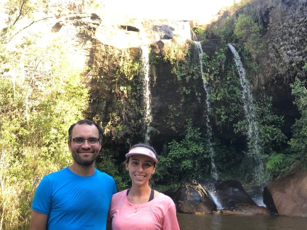 The three drops of Cachoeira do Alemão, near Curitiba