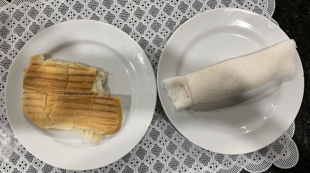 The food wasn’t great, though it looked okay