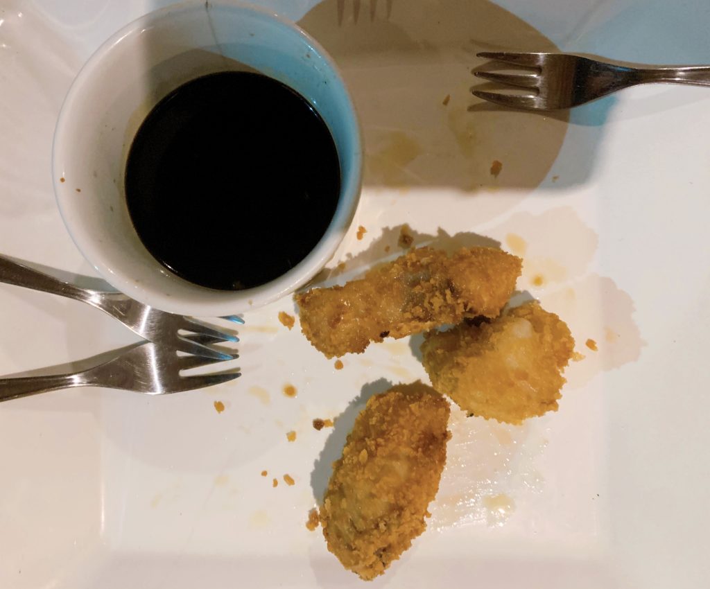 Fried fish we ordered both nights