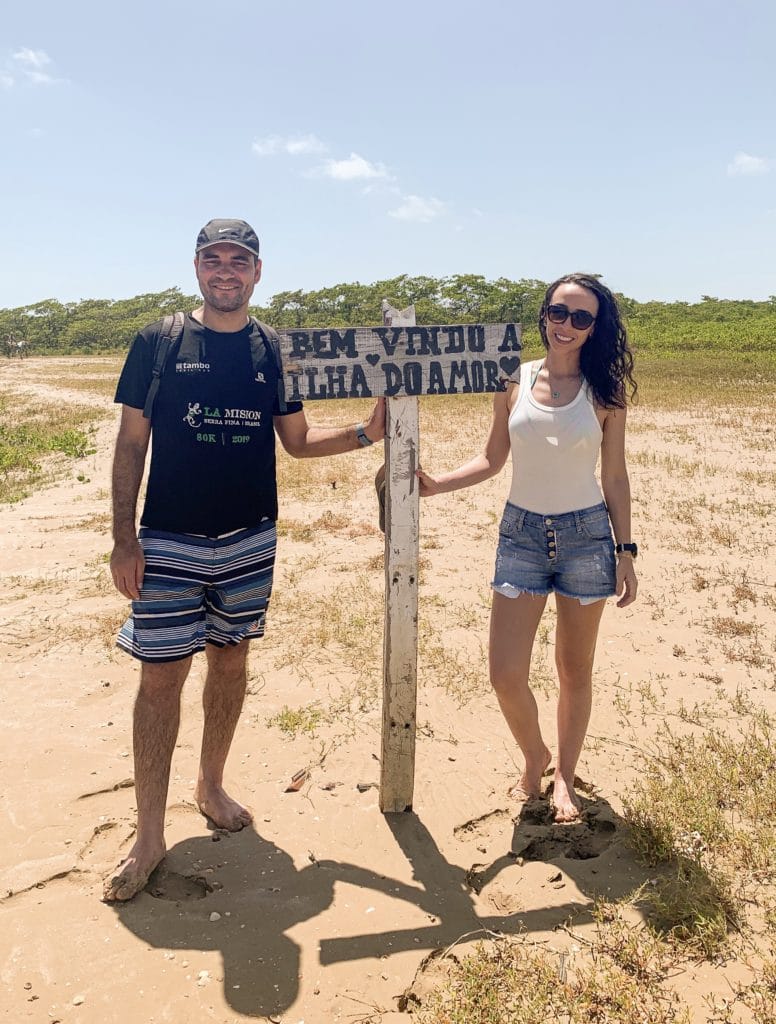 Arriving at Ilha do Amor