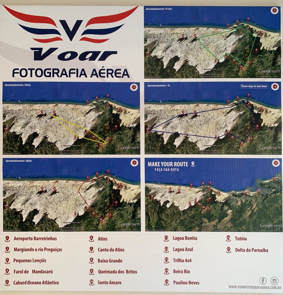 We’d recommend route two in Barreirinhas