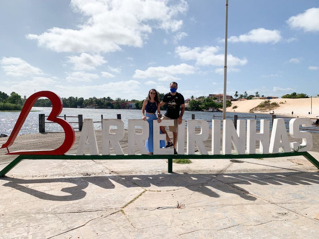 Town sign for Barreirinhas