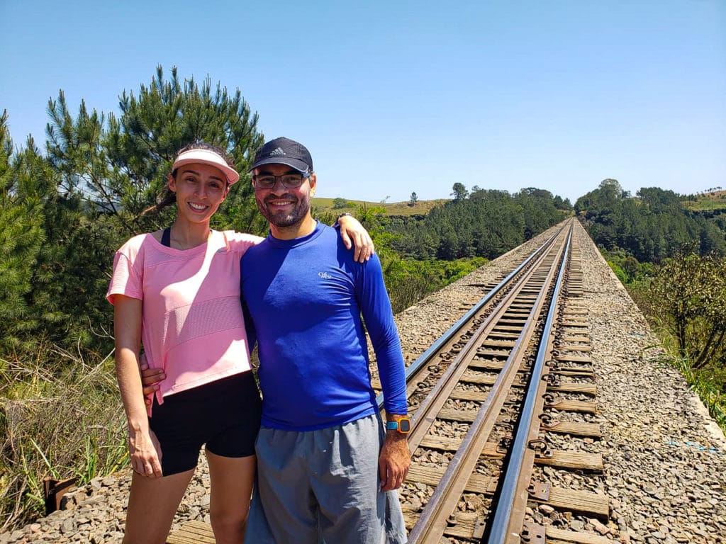 On top of the tracks