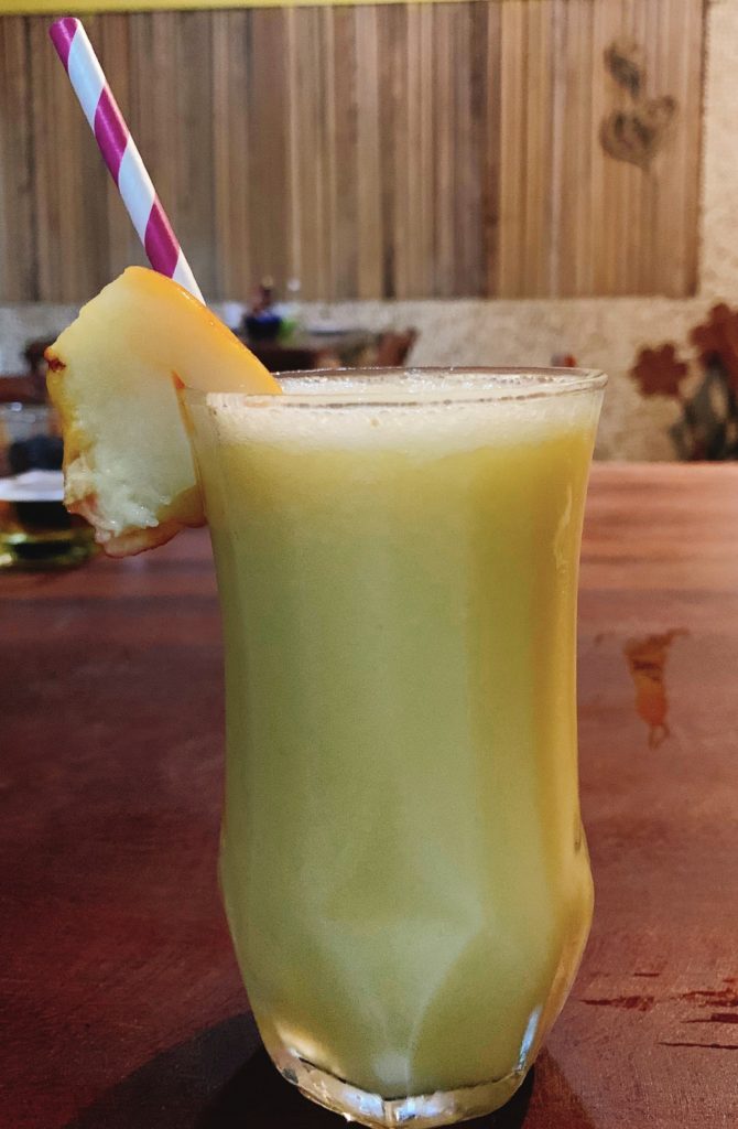 Juice made with a local fruit
