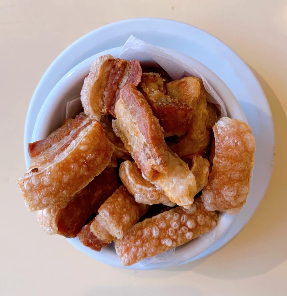 Crispy torresminho starter at Mocotó