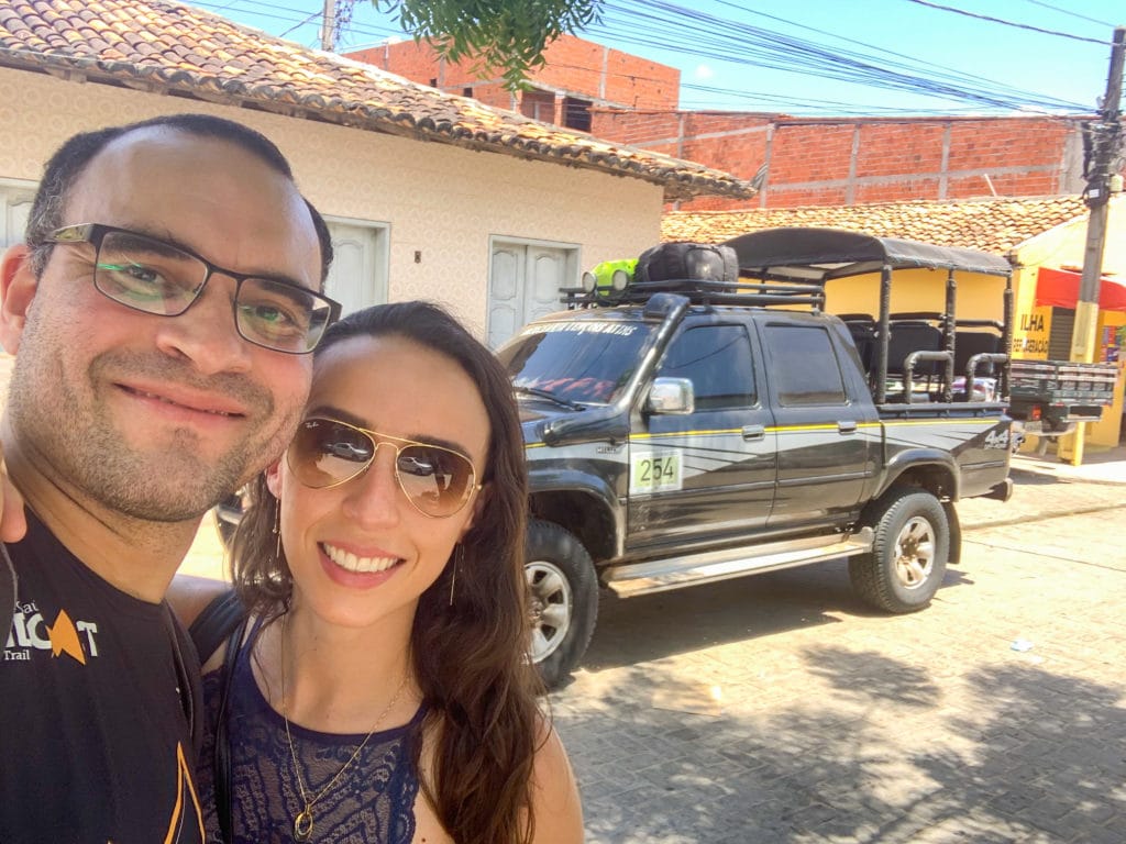 The Toyota that took us to Atins