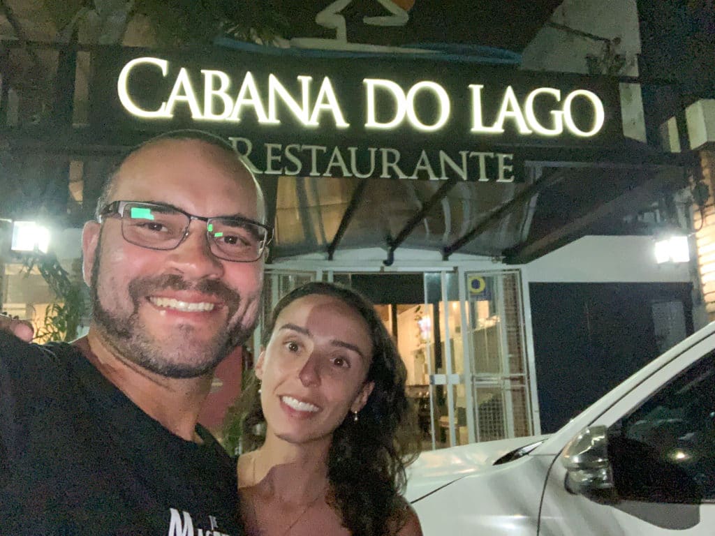Entrance to Cabana do Lago Restaurante