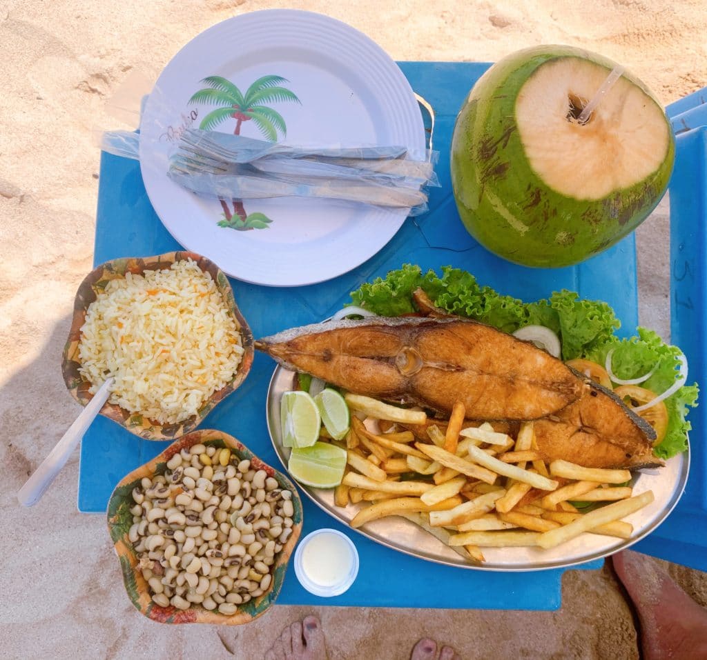 Our lunch plate