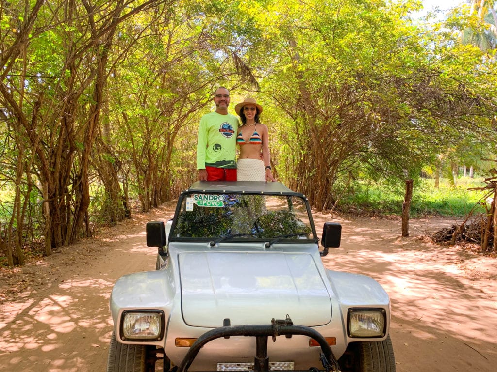Green Tunnel on the buggy tour