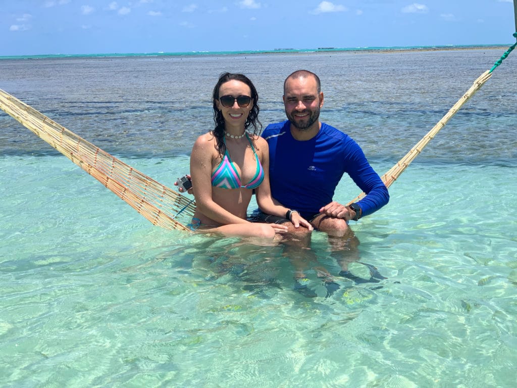 Natural coral pools at São Miguel dos Milagres, Alagoas, Brazil