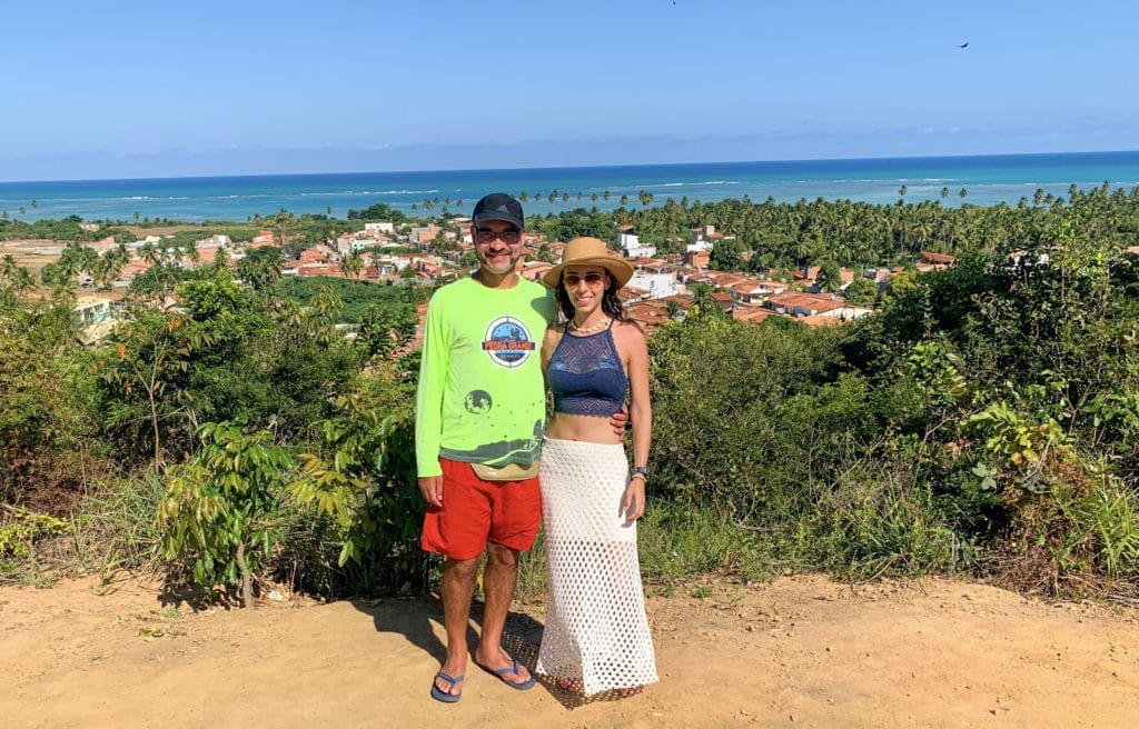 Lookout point over the town of Milagres