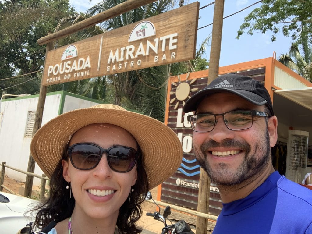Entrance to Mirante Gastro Bar at Praia do Funil