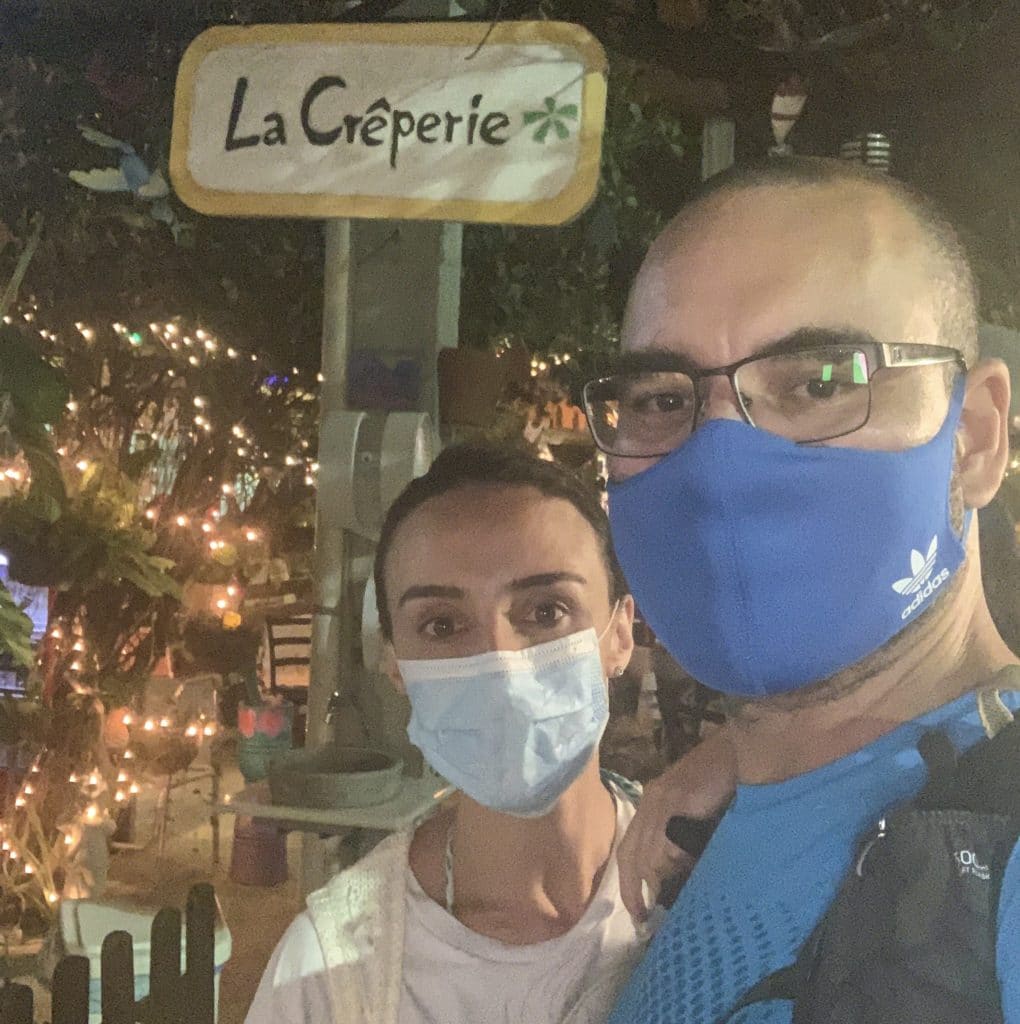 Entrance to La Crêperie, Porto de Galinhas