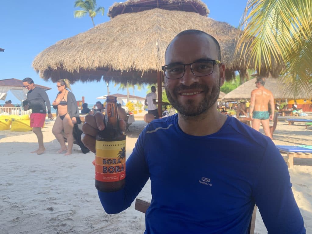 Restaurante Bora Bora and its house beer