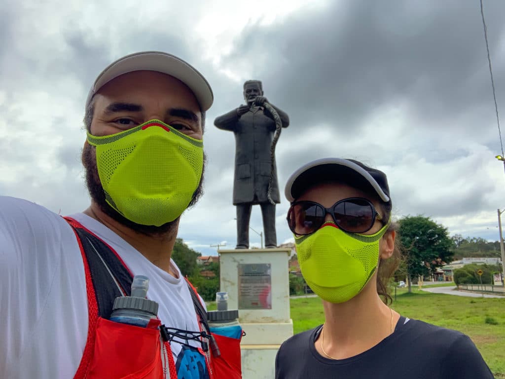 Standing statue of Vital Brazil, Campanha