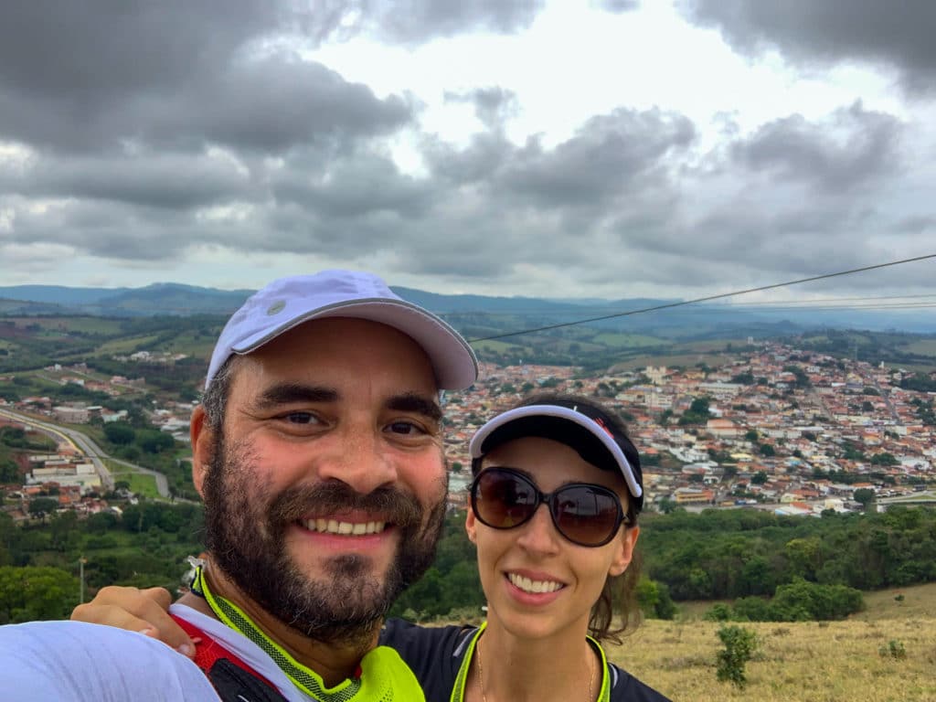 View over the town of Campanha from the lookout