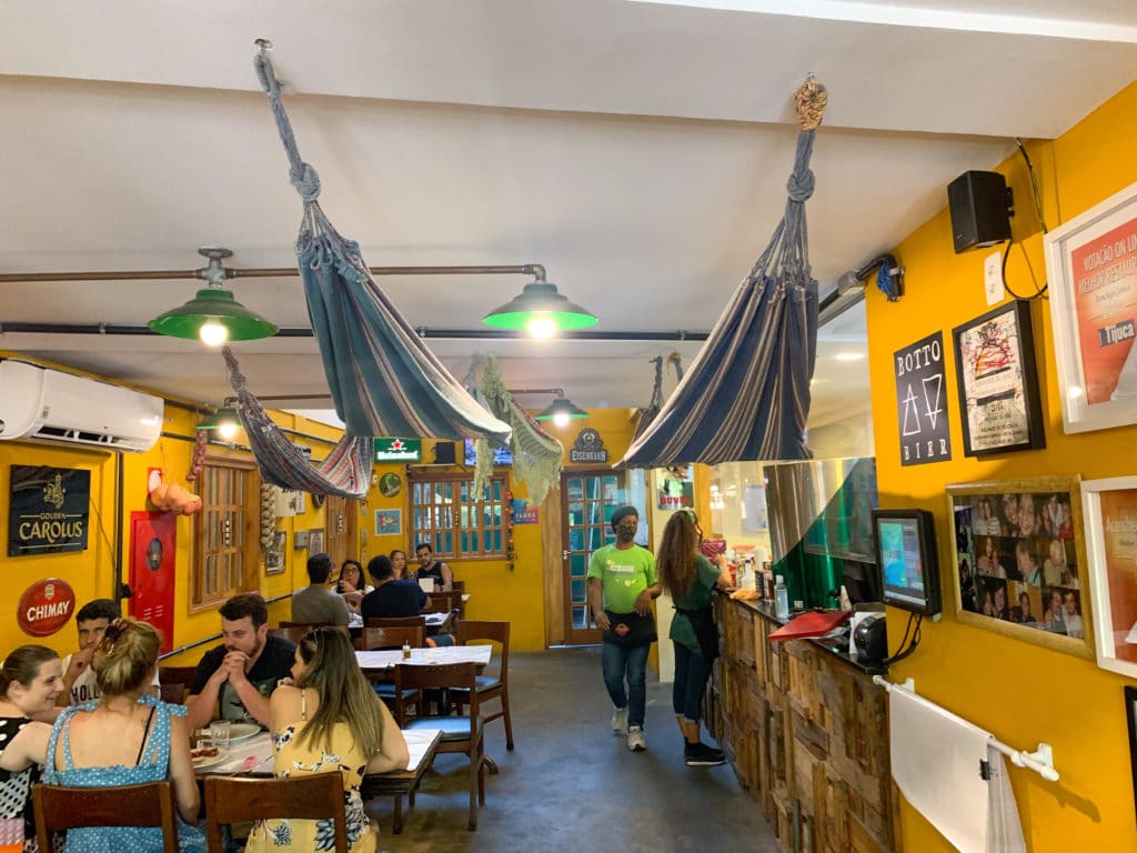Dining room at the restaurant