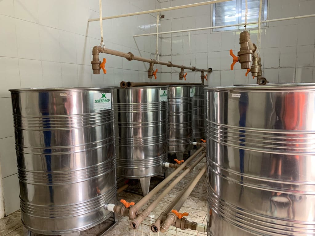 Fermentation at Cachaçaria Tie