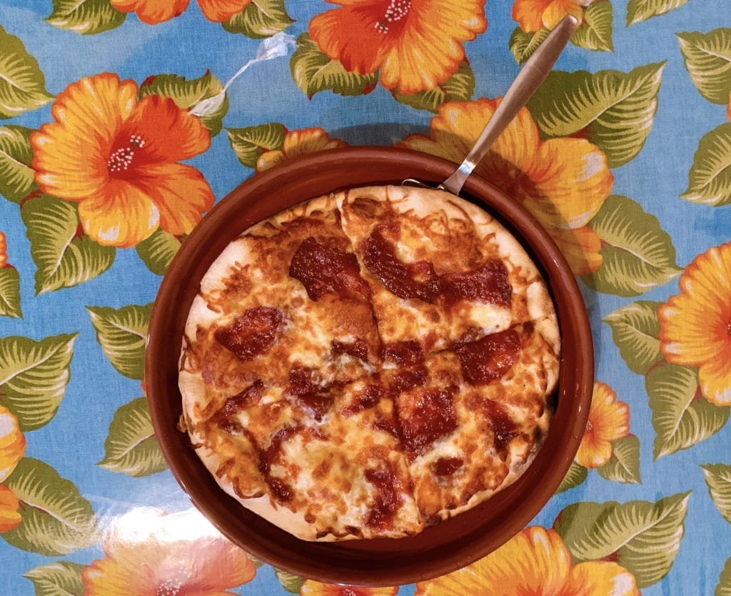 Dessert pizza from Pizzaria Azeitona, Aiuruoca