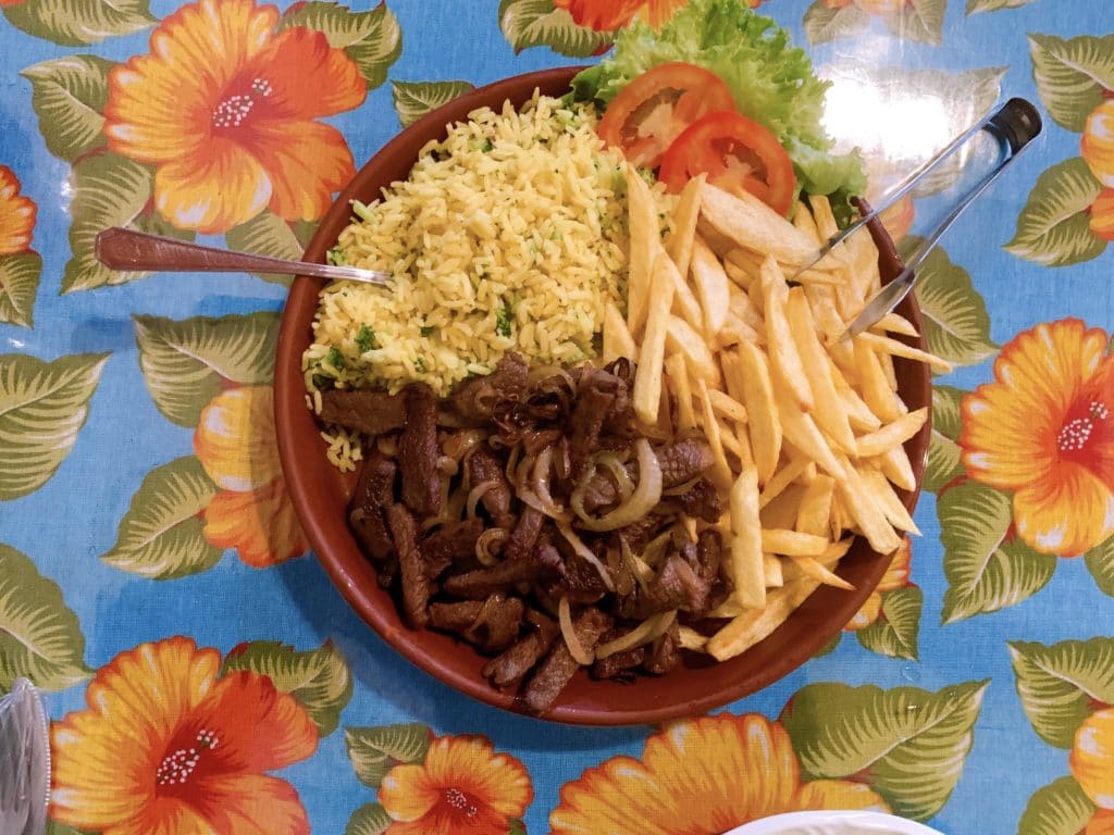 Main course at Tia Iraci, Aiuruoca