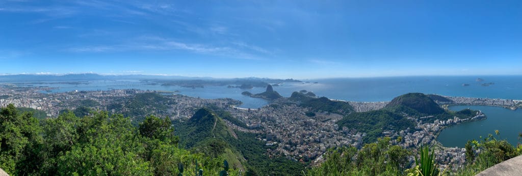 Panoramic view from Corcovado