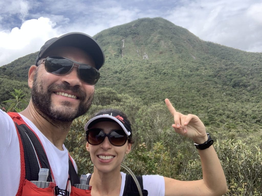 Mitra do Bispo, showing the mountain we climbed