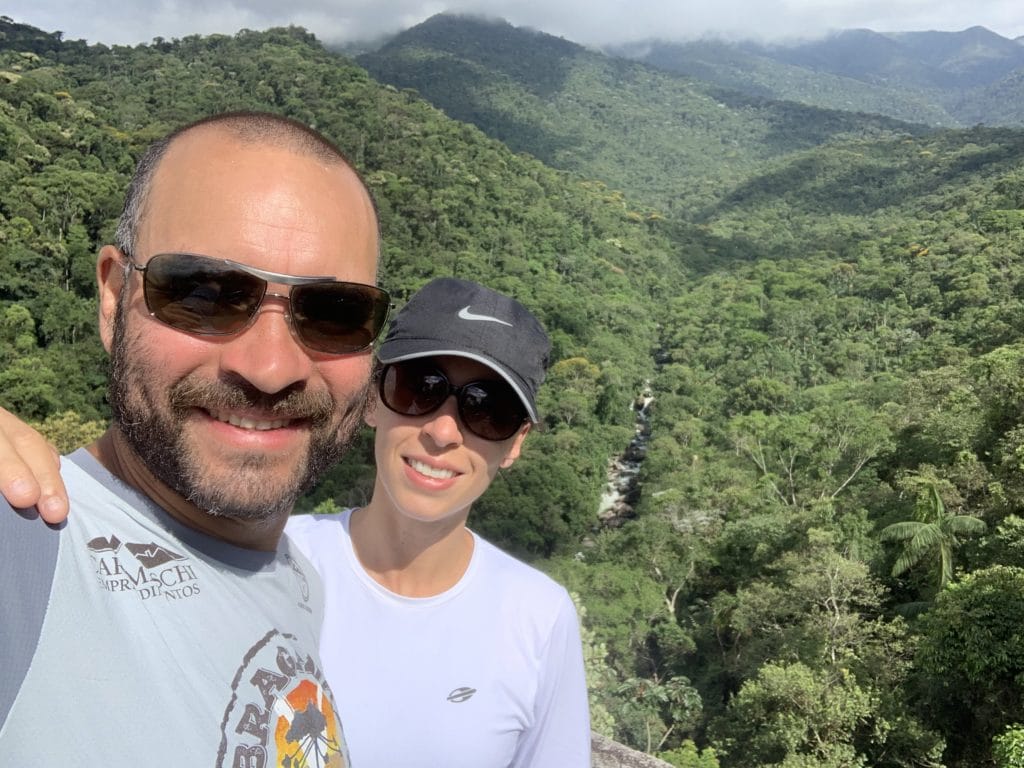 Photo at Mirante do Último Adeus, lower section of Itatiaia National Park
