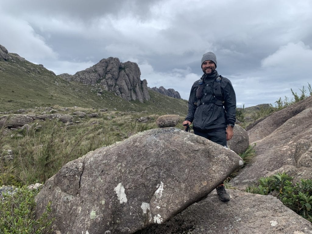 Totems scattered throughout Itatiaia National Park, marking the way