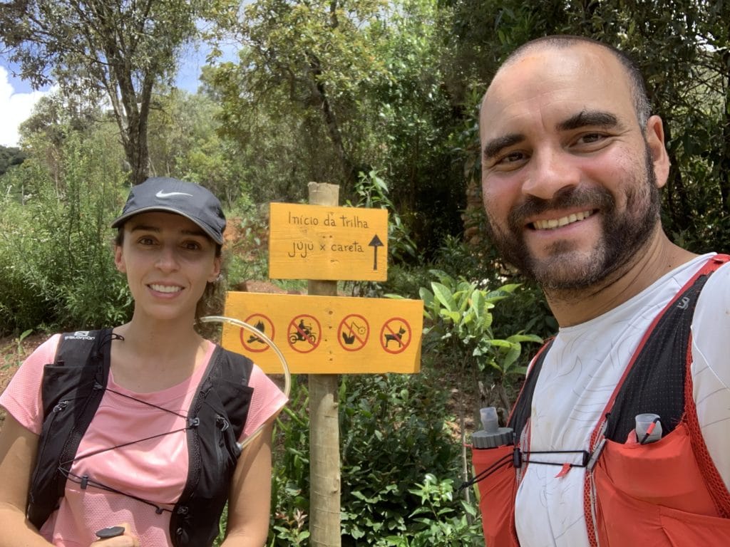 Sign marking the start of the trail