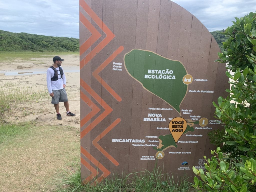 Arriving at Praia do Miguel, Ilha do Mel
