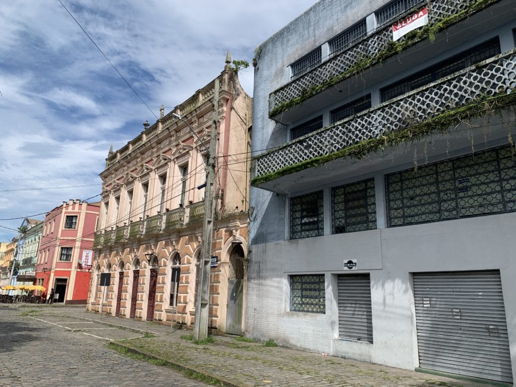 Palácio Mathias Bohn, the pink house on the corner