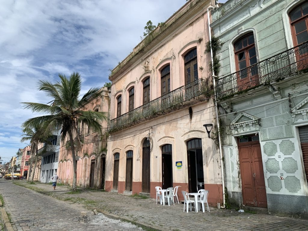 Rua da Praia, colonial townhouses, Paranaguá, Paraná