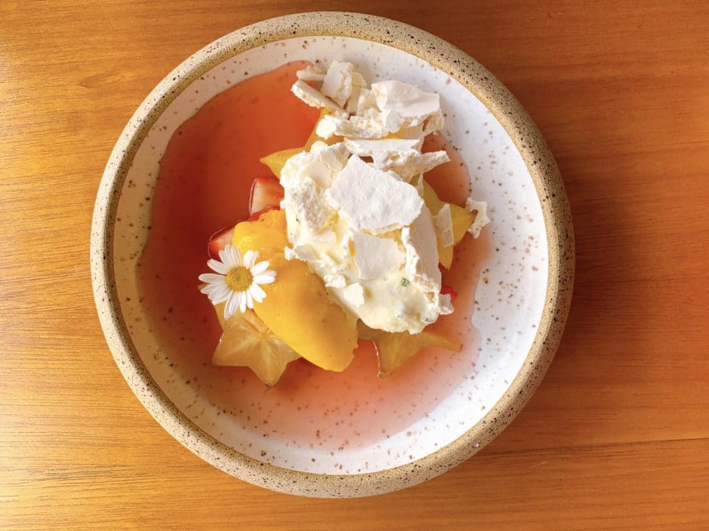 Fruit salad at Empório Santa Angela