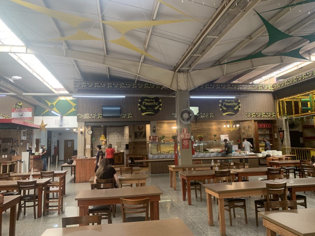 Second-floor restaurant