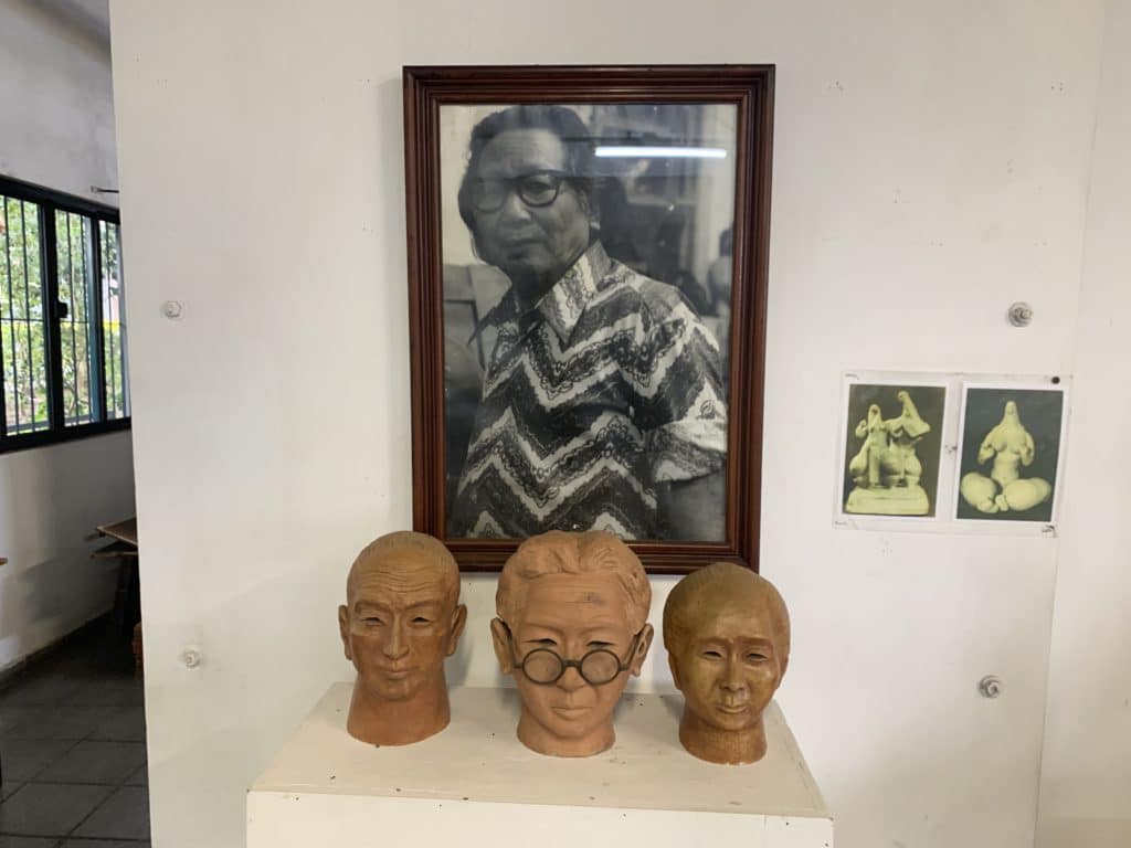 Sakai pieces at the memorial