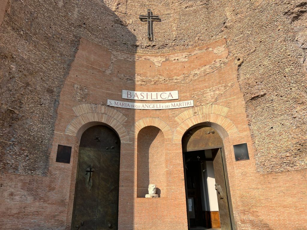 Entrance to Santa Maria degli Angeli e dei Martiri, Rome
