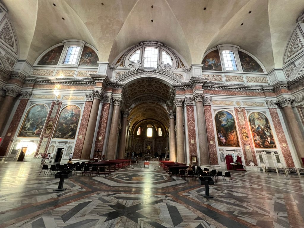 Inside Santa Maria degli Angeli e dei Martiri
